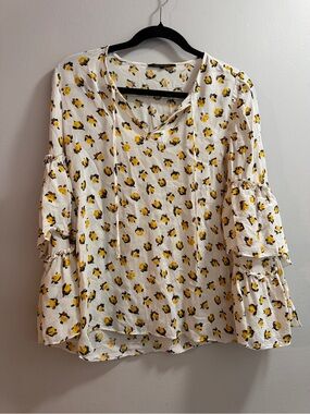 Kobi Halperin Savanna Split-neck Floral Silk Top